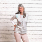 Preview: Blusenshirt Langarm 'Federtanz'
